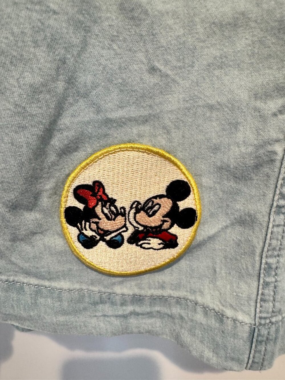 Disney: Light Wash Denim Skirt